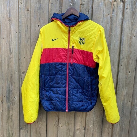 FC Barcelona Nike Reversible Jacket - Picture 1 of 9